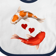 thumbnail image 4 of Inktastic Koi Carp Fish Japanese Boys or Girls Baby Bib, 4 of 4
