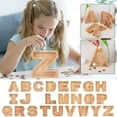 thumbnail image 6 of Gallickan Piggy Banks for Kids, Wooden Letter Piggy Bank Alphabet Cash Coin Bank, Encourages Early Saving, Gifts for Birthday, Christmas, J, 6 of 6