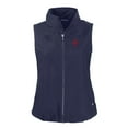 thumbnail image 2 of Women's Cutter & Buck  Navy Philadelphia Phillies Charter Eco Recycled Full-Zip Vest, 2 of 3