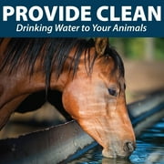 Airmax Stock Tank Defense, Livestock Water Trough Cleaner, Clean Drinking Tanks for Horse, Cattle, Goat & Chicken, Safe & Easy-to-Use Cleaning Tablet Treatment for Farming & Agricultural Use, 24 Tabs