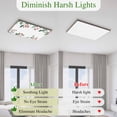 thumbnail image 6 of Fluorescent Light Covers 4 Pack 4x2 ft Watercolor Leaves Plant Ceiling Light Covers Red Berries Light Filters for Classroom, Office & Home, Drop Ceiling Light Covers, 6 of 8