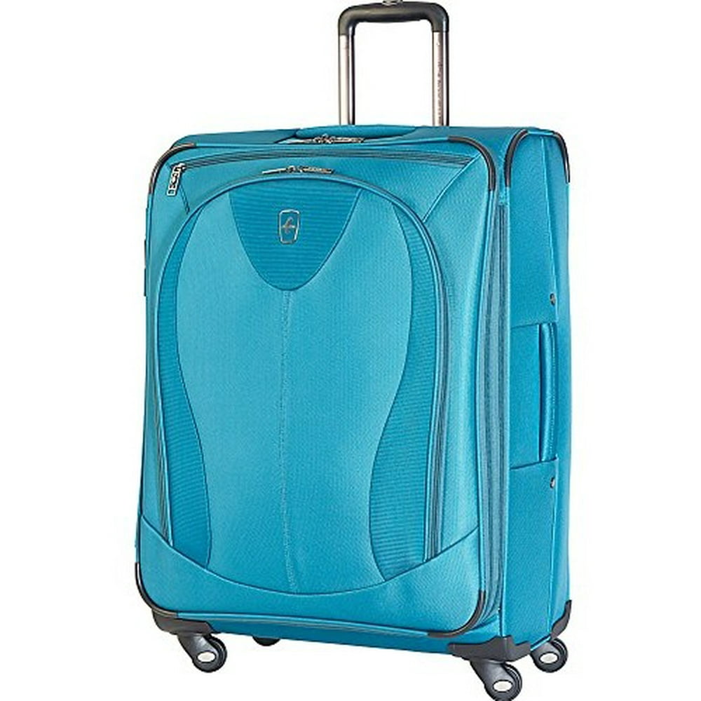 Atlantic Luggage Ultra Lite 3 25 Inch Expandable Spinner, Turquoise