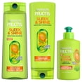 thumbnail image 1 of Fructis Sleek & Shine Shampoo, Conditioner + Leave-In Conditioer Set for Frizzy, Dry Hair, Plant Keratin + Argan Oil (3 Items), 1 Kit (Packaging May Vary), 1 of 1