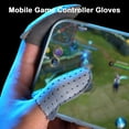 thumbnail image 3 of Visland 10 Pairs Finger Cots Gaming Finger Sleeves Wear Resistant Reusable Mobile Screen Game Controller Sweat-proof Gloves, 3 of 8