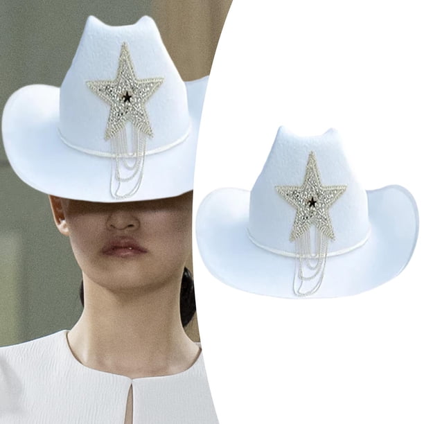 Sombrero de Vaquero Occidental, Accesorios, Decoración, Sombrero para El Sol para Damas