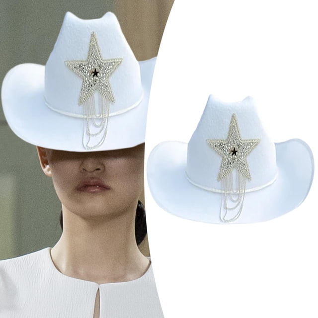 Sombrero de Vaquero Occidental, Accesorios, Decoración, Sombrero para El Sol para Damas