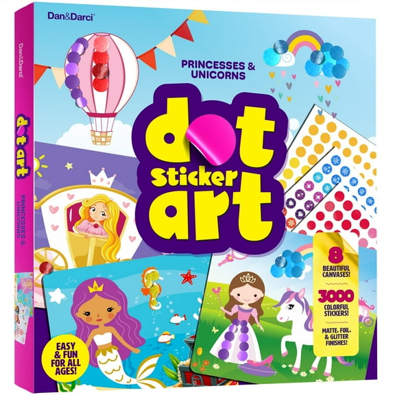 Dot Stickers Sticker Books Art and Craft Kit for Kids