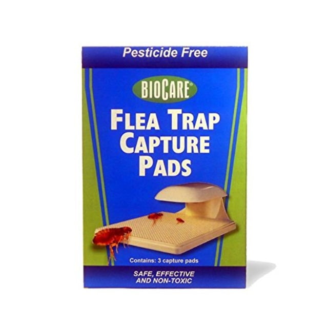 BioCare Replacement Flea Trap Sticky Capture Pads for Use with Flea