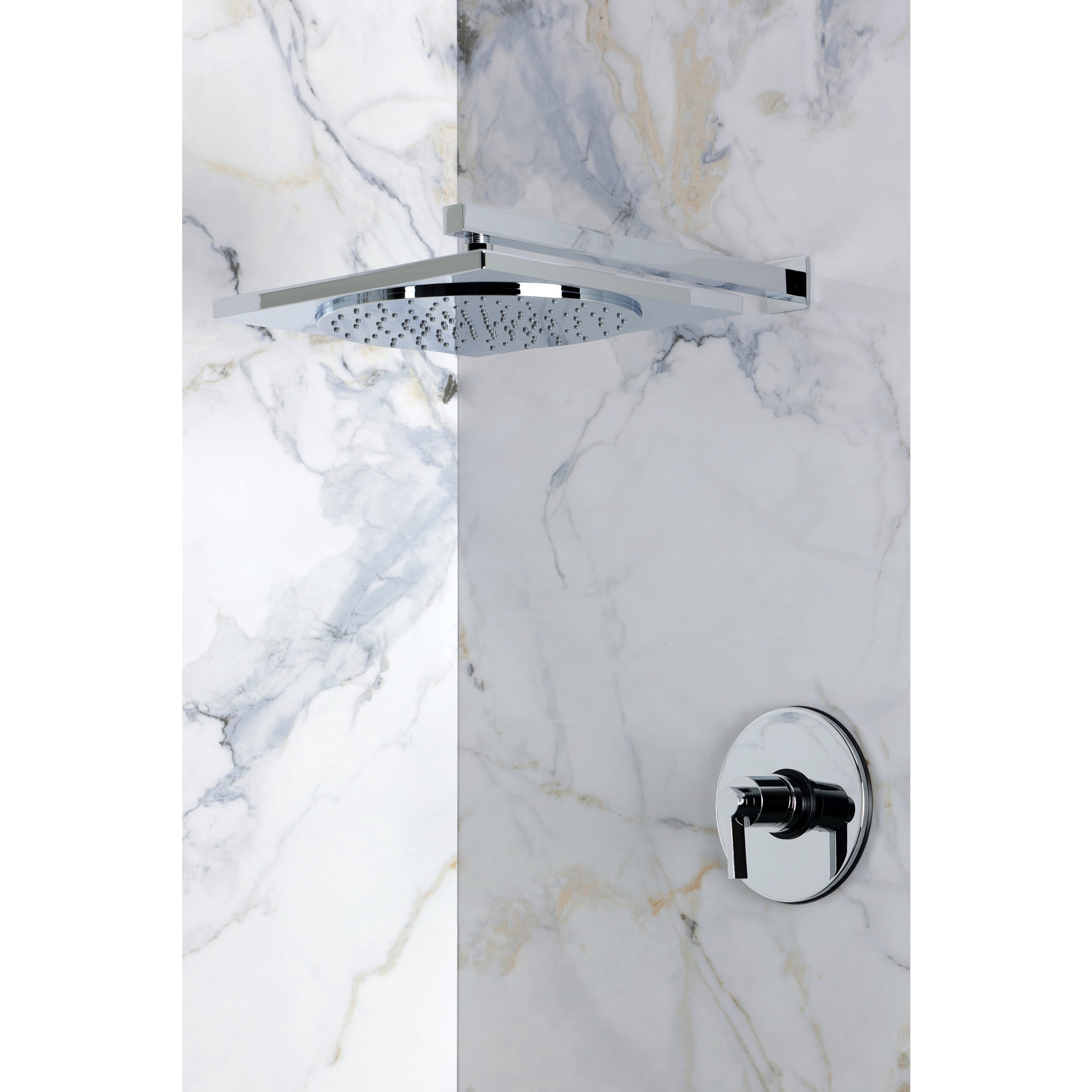 Kingston Brass KB8331NDLSO NuvoFusion Single-Handle Pressure Balanced Shower Faucet, Polished Chrome