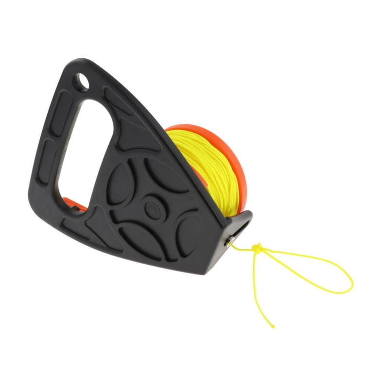 Heavy Duty Scuba Reel Handle Safety Gear Yellow Line Equipment for