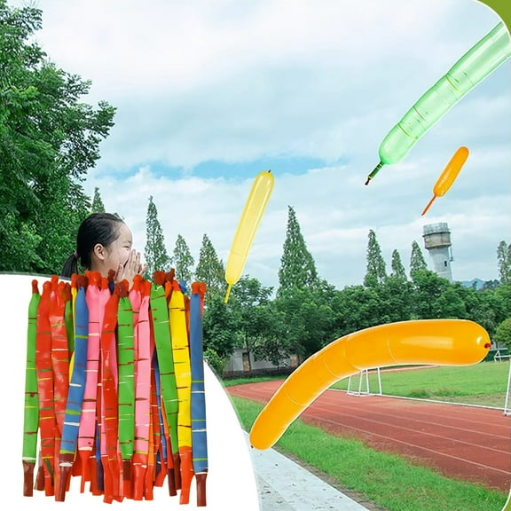 Twfbrm 50 Pcs Balloons Kit with Balloons Pump - Kids Latex Twisting Long Balloons, Fun Rainbow Balloons for Party Boys Girls Christmas Birthday Gifts Clowns Wedding Decor