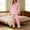 New-Pink, variant on PNTUTB Women's Pajama Set Solid Color Ruched Square Neck Long Sleeve Elastic Waist Pant Loose Casual Comfort Soft Sleepwear Set