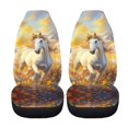 thumbnail image 4 of XYZCANDO 2 Pack Car Seat Covers for Front Seat Car Front Seat Covers Waterproof Stretchy, Truck Auto Van Automobile Interior Decor Accessories, 4 of 8
