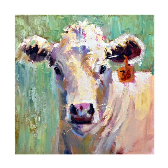 Jennifer Stottle Taylor '36 Cow' Canvas Art