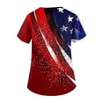 thumbnail image 6 of KDDYLITQ Independence Day Freedom Shirts for Women Patriotic 250 Years Birthday V Neck T-Shirts Freedom Printed 4th July Blouses Usa Star Stripes 2026 Short Sleeve Tees Wine 5XL, 6 of 6