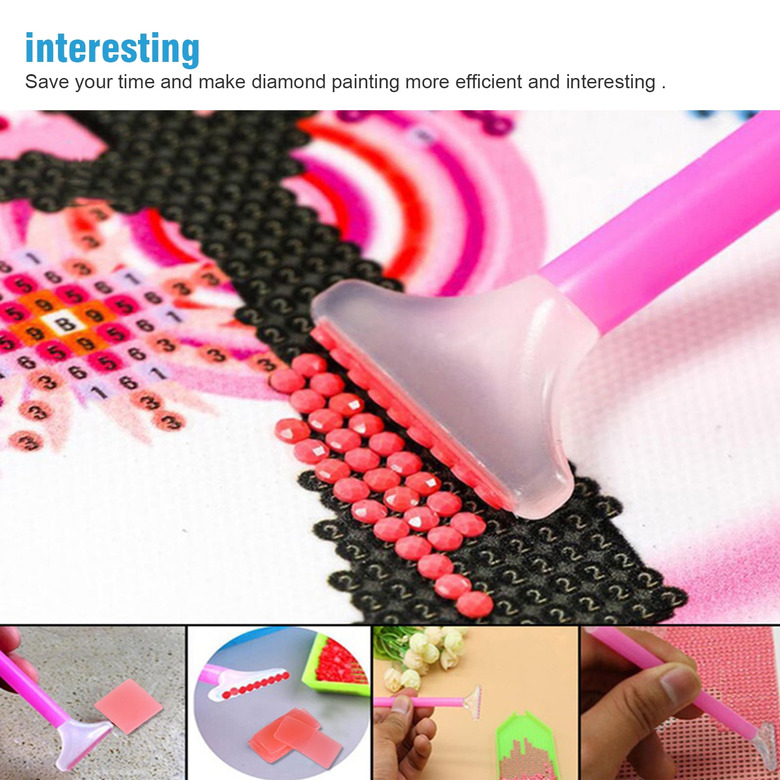 5D DIY Diamond Painting Accessories Cross Stitch Tool Kits Art Pen Box Set Usefu