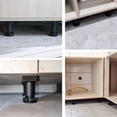 thumbnail image 3 of 4 Pcs Pieds de Meubles Réglables Support 80Mm 100Mm 120Mm pour Armoire Table Canapé, 3 of 9