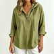 thumbnail image 5 of Neewe Women's Plain Spring Fall Cotton Hoodies Sweatshirt Long Sleeve V Neck Hooded Shirt Top Daily Outfits, 5 of 5