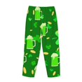 thumbnail image 5 of Naloa St Patrick's Day2 Print Women’s Ultra-Soft Comfy Pajama Lounge Pants with Pockets & Drawstring, 5 of 8