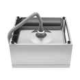 thumbnail image 5 of Rectangular 304 Stainless Steel Silver Single Bowl Utility Kitchen Sink Standing Commercial Restaurant, 5 of 20