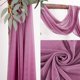 thumbnail image 2 of CHAO Paquete de 1 arco elástico para colgar en bodas (rosa, 70x550cm) para decoración de bodas, cortinas transparentes para telón de fondo, 2 of 5