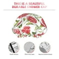 thumbnail image 4 of Pink Carnations Flowers Shower Cap, Reusable Bath Hair Hat for all Hair Lengths Hair Cover with Elastic Band Double Waterproof Layers Bathing Hat, 4 of 5