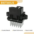 thumbnail image 4 of Resistor del Motor del Ventilador HVAC Unique Bargains No.6118795C2 para International ProStar 2007-2017 Plástico Metal 1 Pc, 4 of 6