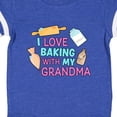 thumbnail image 4 of Inktastic I Love Baking with My Grandma Girls Baby Bodysuit, 4 of 5
