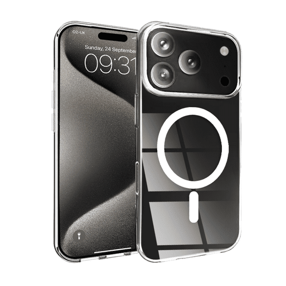 Entronix Crystal Clear Case for iPhone 17 Pro Max – Magnetic Compatible, Sturdy Protective Cover
