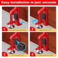 thumbnail image 4 of de Puerta con Alarma Portátil - de Puerta con Alarma de Seguridad Antirrobo de 80 DB para la Parte Inferior de la Puerta, Ajustable y Fácil de Usar, 4 of 5