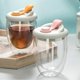 thumbnail image 5 of Double Wall Glass Water Cup with Leak-Proof Lid - Insulated parent Coffee Mug for Milk, Tea, Ju, 5 of 5
