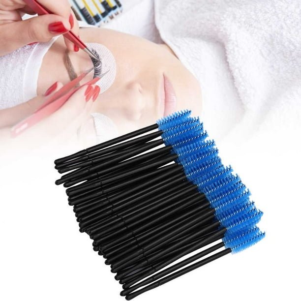 Pincel de Pestañas, Conveniente Cepillo de Pestañas Desechables de Tamaña Portátil, Extensión de Pestañas de Maquillaje de Durabilidad