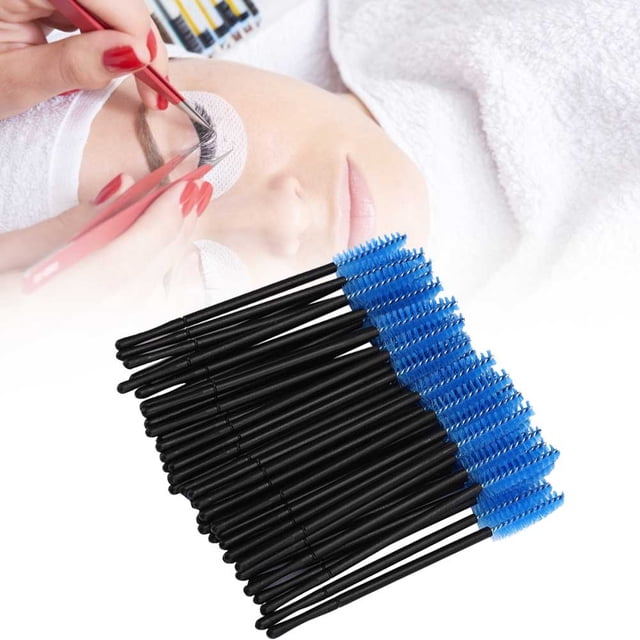Pincel de Pestañas, Conveniente Cepillo de Pestañas Desechables de Tamaña Portátil, Extensión de Pestañas de Maquillaje de Durabilidad