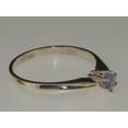 thumbnail image 5 of LBG British Made 9k White Gold Tanzanite ring Womens Engagement Ring - 33 size options - Size 11.75, 5 of 7
