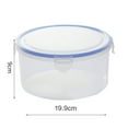 thumbnail image 3 of MesaSe Clear Food Storage Container Large Capacity Food Container for Car Travel Work Picnic, 3 of 3