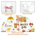thumbnail image 4 of Sikiie Hello Fall Autumn Is Here 30-48 inches {designName} Print Christmas Tree Skirt Snowman Xmas Tree Skirt with Edge Christmas Decorations for Holiday Party48", 4 of 7