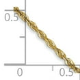 thumbnail image 7 of Primal Gold 14 Karat Yellow Gold 1.5mm Extra-Light Diamond-cut Rope Chain, 7 of 7