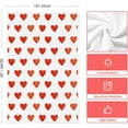 thumbnail image 4 of &nbsp;SOME THING Red Heart Love Valentine''s Day Kitchen Towels Dish Towels, 18x26 Inch Farmhouse Anniversary Wedding Decoration Hand Towels Set of 2, 4 of 6
