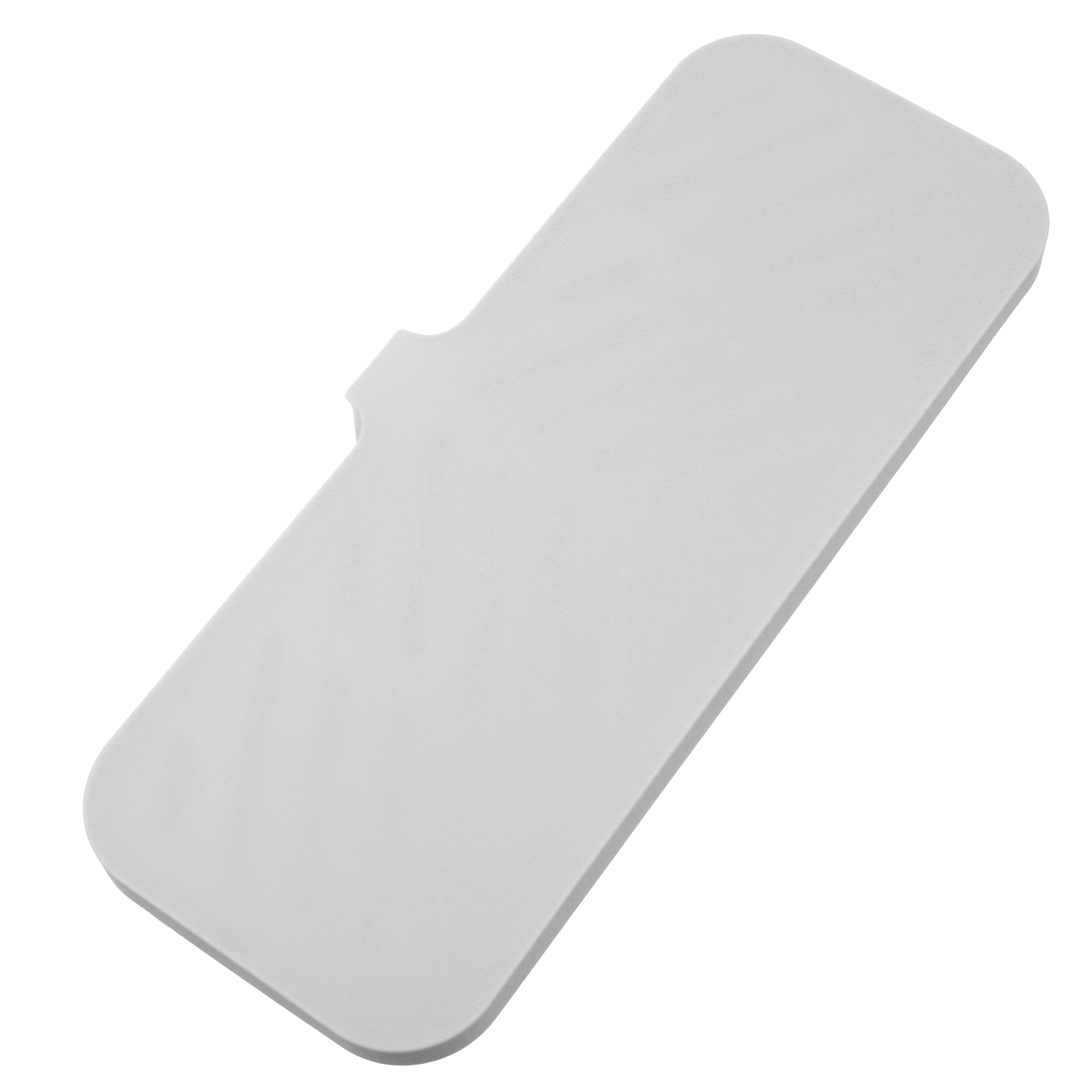 Unique Bargains Soap Dish Keep Soap Dry for Bathroom Kitchen Silicone Light Gray 23x10cm