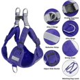 thumbnail image 2 of Dog Harness Soft Suede Fabric Pet Vest Step In Adjustable Reflective _jiue, 2 of 5