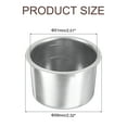 thumbnail image 2 of Uxcell 1Pcs 51mm Coffee Filter Basket, 4-Cup Stainless Steel Reusable Espresso Coffee Machine Bowl, 2 of 6