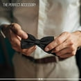 thumbnail image 3 of Joefnel Classic Solid Color Men's Bowtie - Adjustable Necktie for Tuxedo, Wedding, and Party, 3 of 5