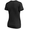 thumbnail image 3 of Women's Majestic Black Colorado Rockies Top Ranking V-Neck T-Shirt, 3 of 3