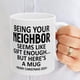 thumbnail image 5 of Taza de café de cerámica de 325 ml | Diseño original con letras del alfabeto | Apto para microondas y lavavajillas | Regalo único para militares, hombres, mujeres, familiares, amigos, compañeros, 5 of 5
