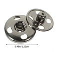 thumbnail image 2 of HOMEMAXS Metal Snap Buttons and Buckles for Clothing Accessories, 2 of 9