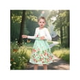 thumbnail image 4 of Sunny Fashion Girls Dress 2 Piece Set Cropped Knit Cardigan Daily Garden Picnic 4-5 Years, 4 of 8