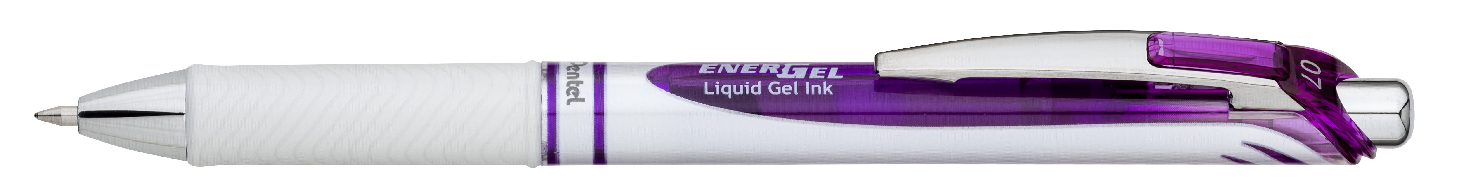 EnerGel Pearl Retractable 0.7mm Violet Accent, Violet Ink, 12 Count