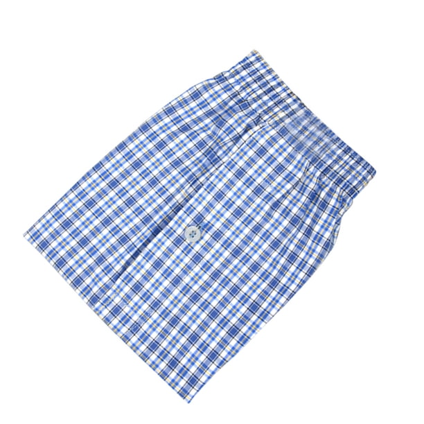 Jumpingount Ropa interior de hombre Bóxer tejido Pantalones cortos masculinos Suavidad transpirable al tacto Comodidad Ropa de dormir lavable Ropa interior azul medio XXXL Jumpingount AP018635-20