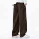 thumbnail image 4 of Pantalones de trabajo de longitud completa para hombre, de color liso, con bolsillos, de pierna recta, 4 of 5