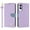 Purple, variant on Allytechgroup Flip Wallet Case for Samsung Galaxy S25 Edge, RFID Blocking PU Leather Phone Case with Credit Card Slot Shoulder Strap Wrist Strap Shockproof Back Cover for Galaxy S25 Edge, Red
